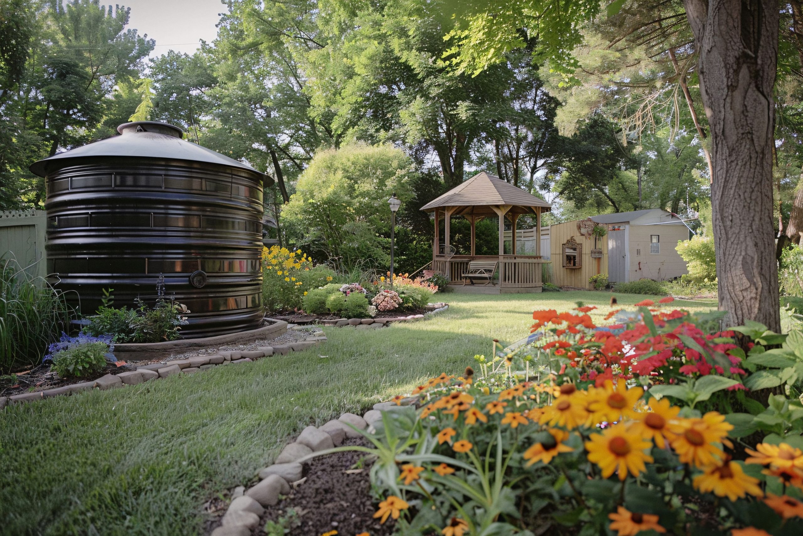 Minimalist Eco Friendly House Planning incorporates practical methods such as rainwater harvesting, dual-flush toilets, and water-efficient fixtures to reduce water wastage. Greywater recycling can also be used for gardening and landscaping needs.